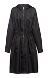 PRADA WOMEN'S HOODED RE-NYLON RAINCOAT