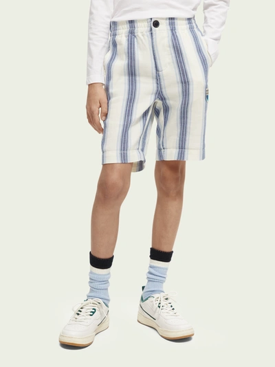 Scotch & Soda Scotch Shrunk Boys' Yarn Dye Stripe Shorts - Big Kid In Multicolour