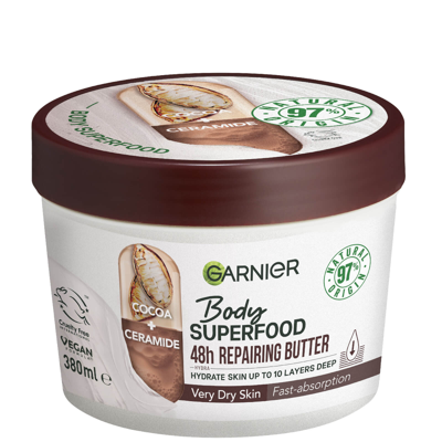 Garnier Body Superfood, Repairing Body Butter, Cocoa And Ceramide, 380ml