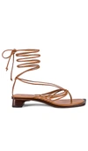 A'MMONDE ATELIER ALLEGRA LACE UP SANDALS