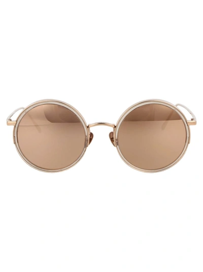 Linda Farrow Watson Sunglasses In Neutrals