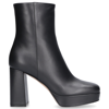 Gianvito Rossi 70 Platform Boots In Calf Leather In Black