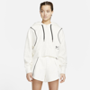 Nike Air Women's Full-zip Fleece Hoodie In Sail,black,black