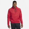Nike Men's  Therma Therma-fit Hooded Fitness Pullover In Red