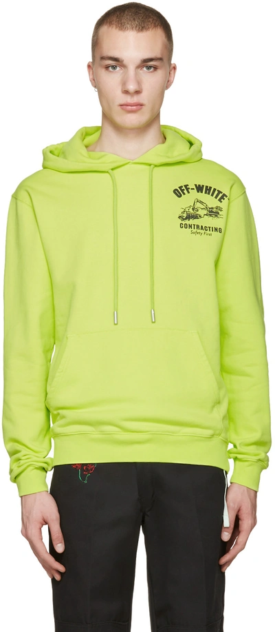 Off white contracting best sale hoodie