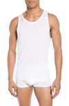 Calvin Klein Ultrasoft Stretch Modal Solid Tank In White
