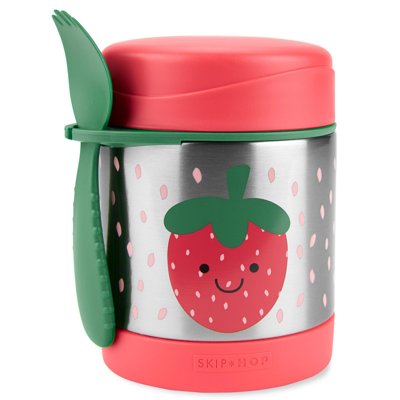 Skip Hop Spark Style Insulated Food Container Strawberry In Red