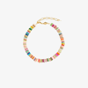 ANNI LU MULTICOLOUR HOLIDAY BEADED ANKLET,221505317920728