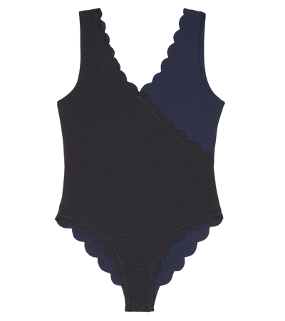 Marysia Bumby Kids' Canyon Point Swimsuit In Black