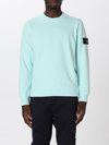 Stone Island Men's Green Other Materials Sweatshirt In Water