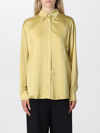 Alysi Satin Shirt In Green