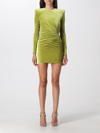 Alexandre Vauthier Dresses Green In Yellow