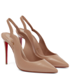 Christian Louboutin Nudes Hot Chick Leather Pumps