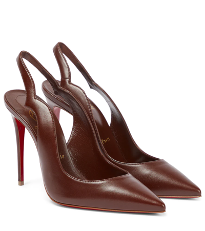 Christian Louboutin Nudes Hot Chick Leather Pumps In Nude 5/lin Nude 5