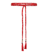 Alanui Braided Bandana Belt In Red Special