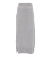 BARRIE HIGH-RISE CASHMERE KNIT MIDI SKIRT