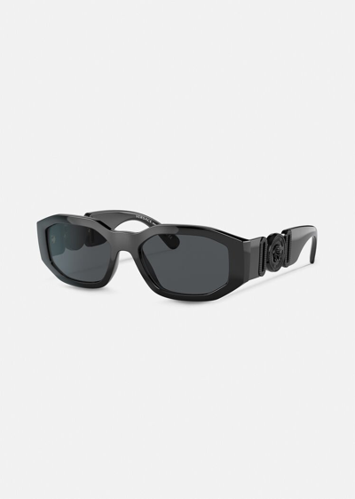 Versace Medusa Biggie Sunglasses In Black