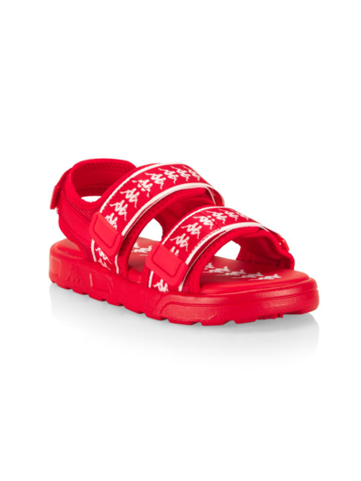 Kappa Little Kid's & Kid's 222 Banda Aster 7 Sandals In Red Flame