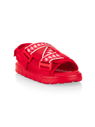 Kappa Little Kid's & Kid's 222 Banda Mitel 2 Sandals In Red Flame