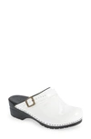 Sanita Estelle Polka Dot Clog In White