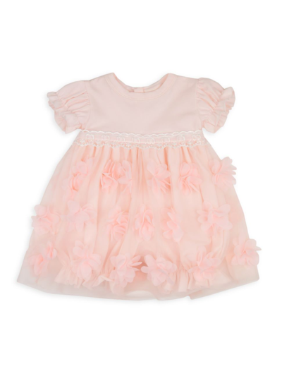 Haute Baby Baby Girl's Peach Blossom Floral Dress