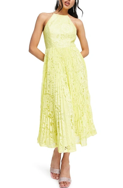 lace chiffon prom dress Long Chiffon Ruffled Prom Dress with Lace-Up Corset Red / 00