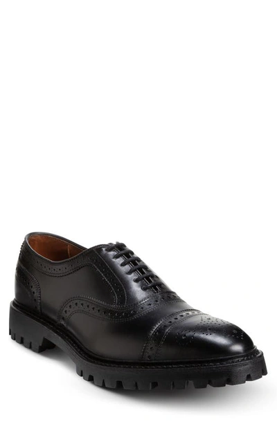 Allen Edmonds Strand Cap Toe Oxford In Black