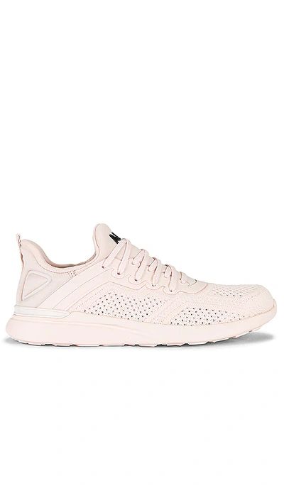 Apl Athletic Propulsion Labs Techloom Tracer Knit Training Shoe In Champagne