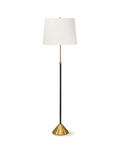 Regina Andrew Design Coastal Living Parasol Floor Lamp In Gold-tone