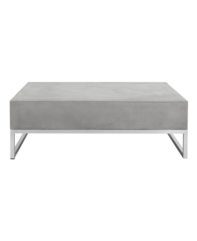 Safavieh Eartha Coffee Table In Dark Gray