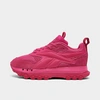 Reebok Toddler Girls Cardi B Classic Leather V2 Casual Sneakers From Finish Line In Pink Fusion/pink Fusion/pink Fusion