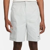 Nike Men's  Sportswear Style Essentials Woven Utility Shorts In Light Smoke Grey/sail/ice Silver/light Smoke Grey