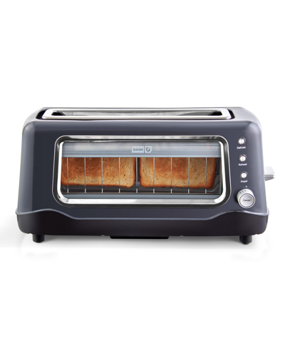 Dash Dvts501 Clear View 2-slice Toaster In Gray