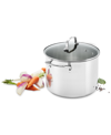 The Cellar Stainless Steel 8-qt. Covered Stockpot, Exclusively At Macy's