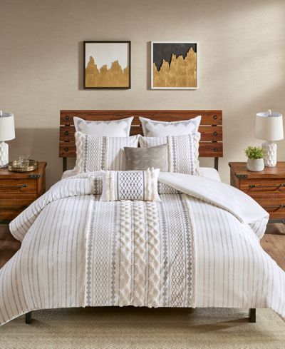 Ink+ivy Imani 3-pc. Duvet Cover Set, King/california King In Ivory