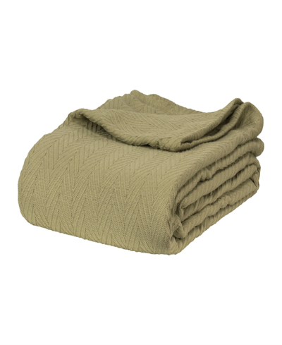 SUPERIOR CHEVRON ALL SEASON COTTON BLANKET, FULL/QUEEN