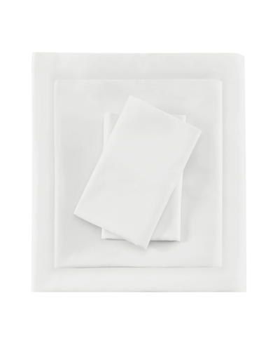 Madison Park 600 Thread Count Pima Cotton Sateen 4-pc. Sheet Set, California King In White