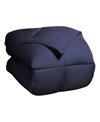 Superior All Season Down Alternative Reversible Comforter, Full/queen In Navy Blue
