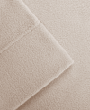 Sleep Philosophy True North By  Micro Fleece 4-pc California King Sheet Set Bedding In Khaki