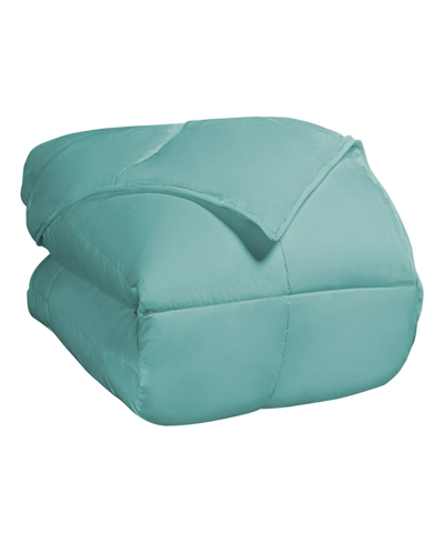 Superior All Season Down Alternative Reversible Comforter, Full/queen In Turquoise