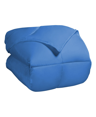 Superior All Season Down Alternative Reversible Comforter, King In Aster Blue