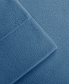 Sleep Philosophy True North By  Micro Fleece 4-pc California King Sheet Set Bedding In Blue