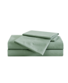 LONDON FOG GARMENT WASH SOLID 6 PIECE SHEET SET, FULL