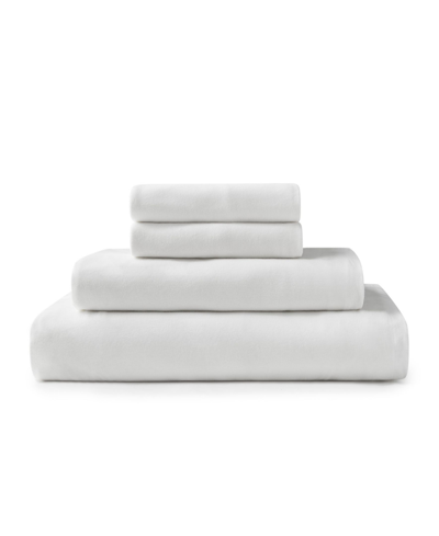 Zorlu Usa Jersey Knit Sheet Set, Twin In White