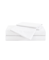 LONDON FOG GARMENT WASH SOLID 7 PIECE SHEET SET, SPLIT KING