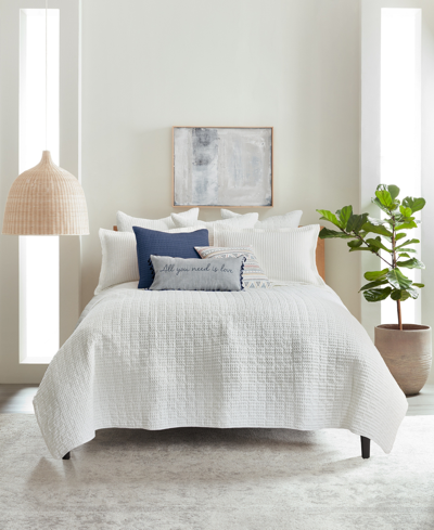 Levtex Mills Waffle Textured 2-pc. Quilt Set, Twin/twin Xl In Bright White