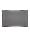 Rose Tree Norwich Decorative Pillow, 13" X 19" In Pewter