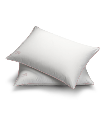Pillow Gal 100% Certified Rds White Goose Down Firm Density Pillow With Removable Cover 2-pack, Standard/queen