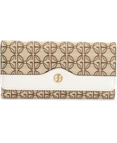 Giani Bernini Logo Jacquard, Created For Macy's In Jaquard White Signature
