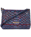 Brahmin Lorelei Croc Embossed Leather Shoulder Bag In Vista